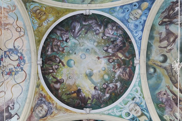 Ceiling mural