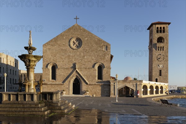 Evangelismos Church in the morning light