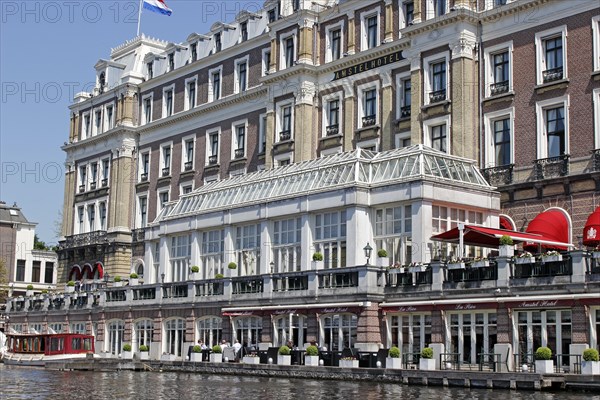 Luxury hotel InterContinental Amstel Amsterdam on Amstel Canal