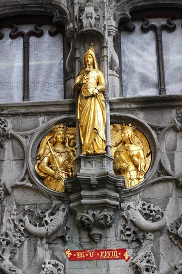 Gilded statue