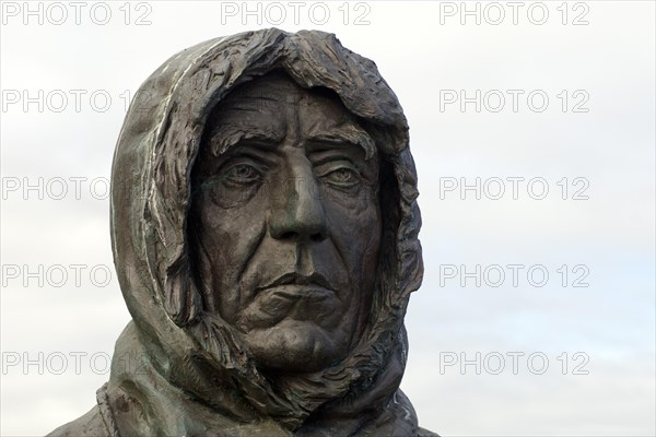 Bust of the Norwegian polar explorer Roald Amundsen