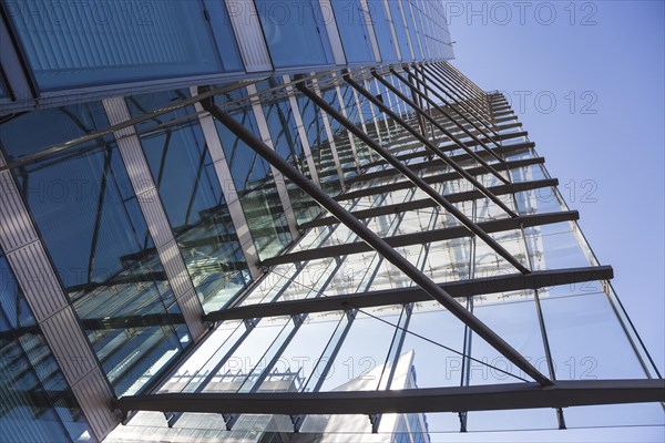 Glass facade of an office complex at Neues Kranzler Eck