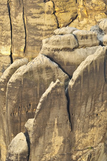 Rock formation in the Schrammsteine rocks