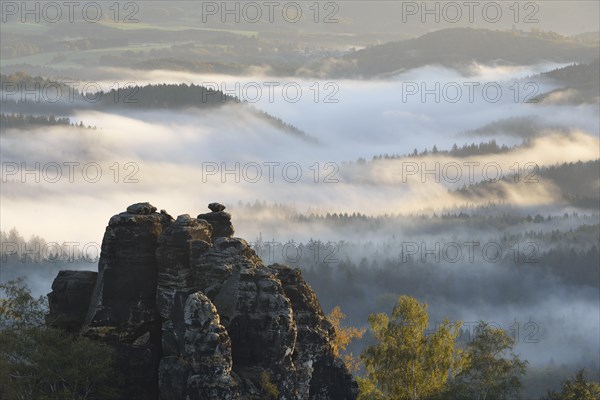 Nasser Grund with morning fog