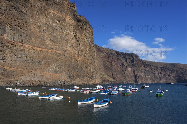 Fishing boats in the harbour of Vueltas