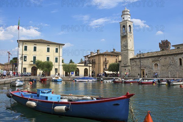 Port of Lazise on Lake Garda