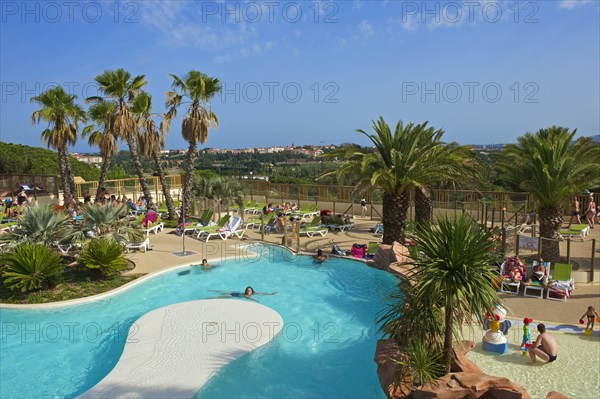 Pool of a campsite