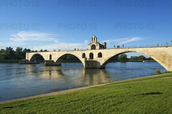 Pont Saint-Benezet bridge over the Rhone