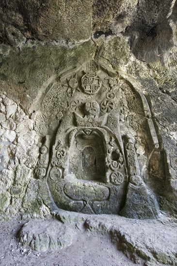 Altar in a cave