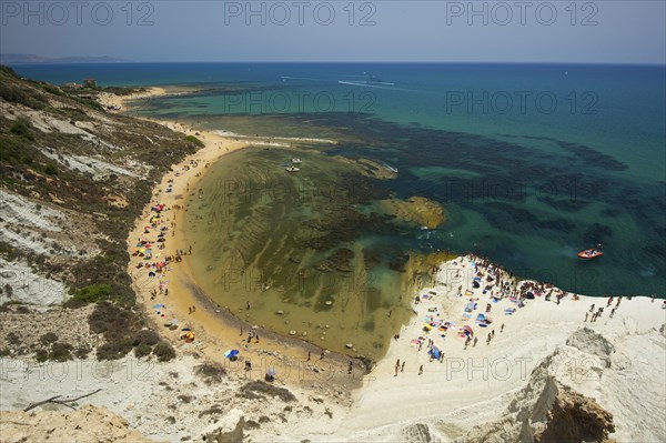 Coast with the cliffs of Scala dei Turchi