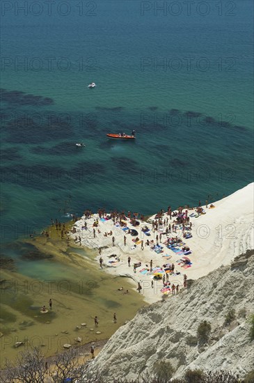 Coast with the cliffs of Scala dei Turchi