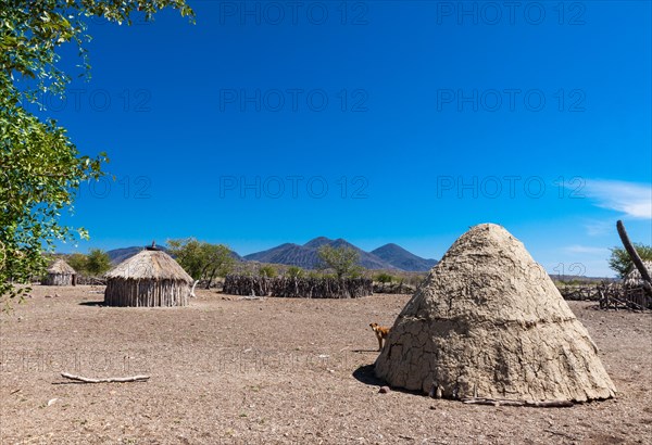 Himba settlement