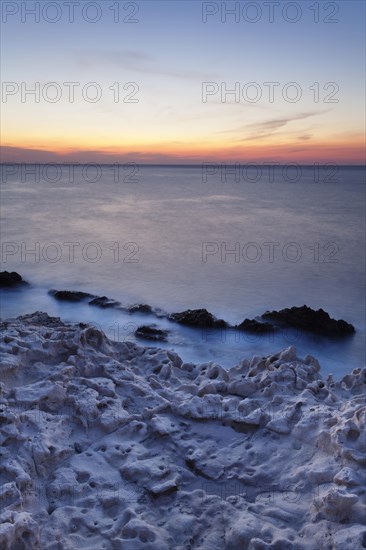 Travertine terraces