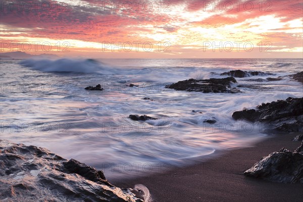 Sunset at the beach