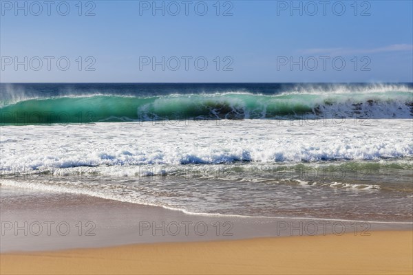 Waves on the beach at Playa del Castillo