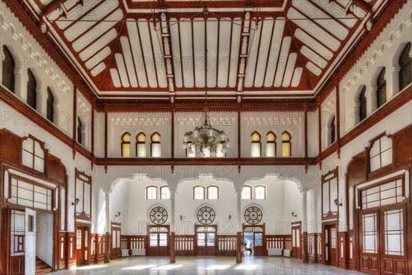 Historic waiting room in Sirkeci Railway Station