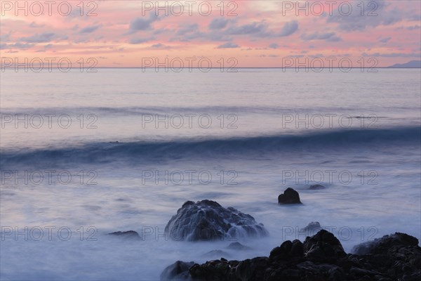 Waves in the evening