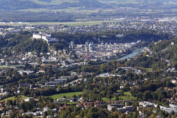 View from the Gaisberg Mountain Road towards Salzburg