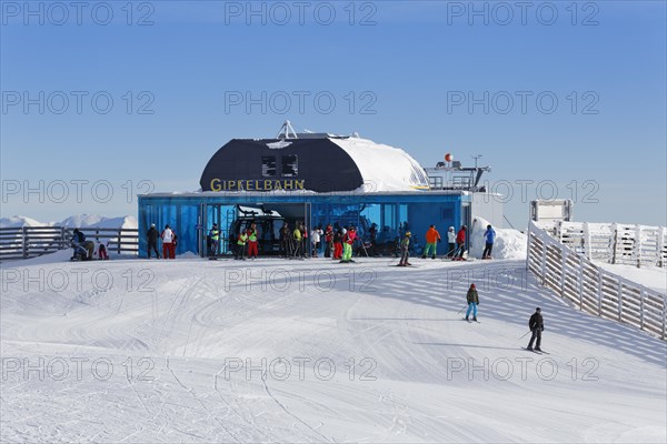 Mountain station of the Gipfelbahn cable car