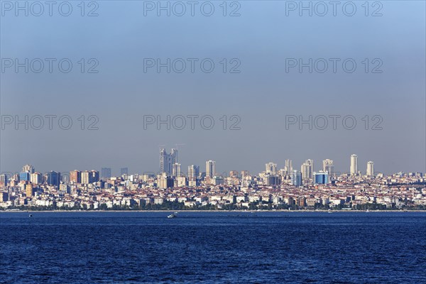 Marmara Sea and the Asian side of Istanbul