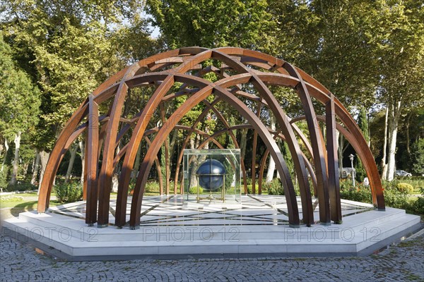 Sculpture in front of the Istanbul Museum for the History of Science and Technology in Islam