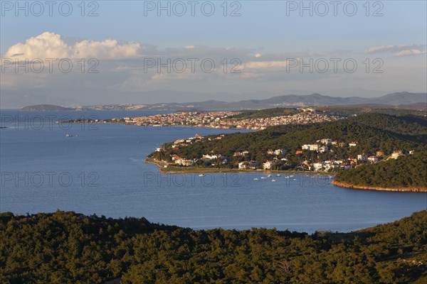 Town of Ayvalik seen from the Devil's Table or Seytan Sofrasi