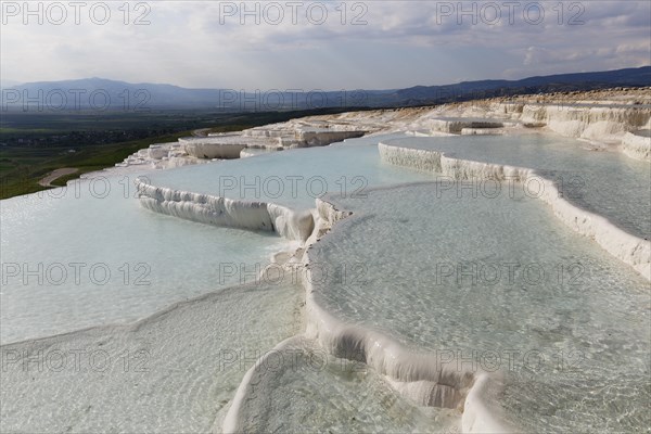 Travertine terraces of Pamukkale