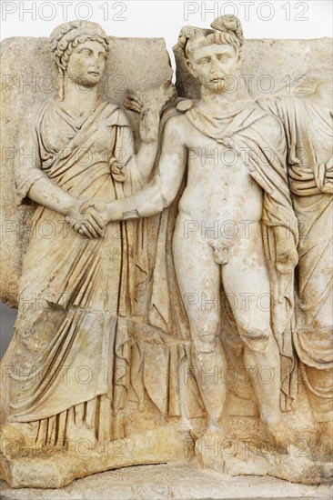 Statues of Claudius and Agrippina