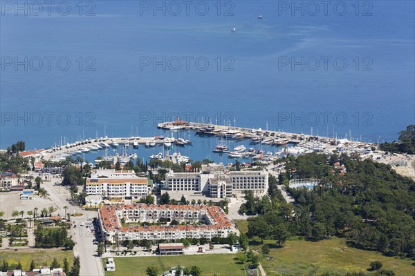 Marina of Kemer seen from Mt. Calistepe