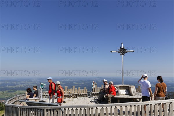 Summit cross on Hoernle Mountain