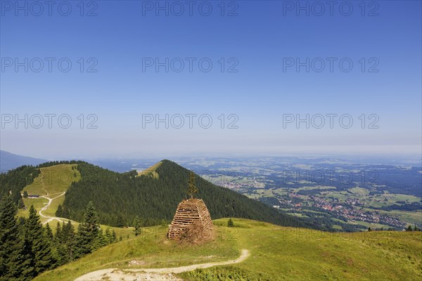 View from Hinteren Hoernle Mountain over Mittleren Hoernle Mountain and Vorderes Hoernle Mountain