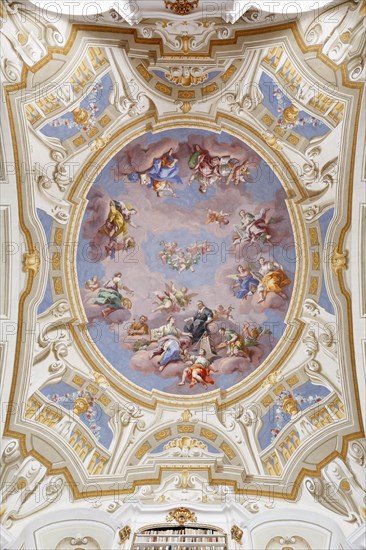 Ceiling fresco by Bartolomeo Altomonte