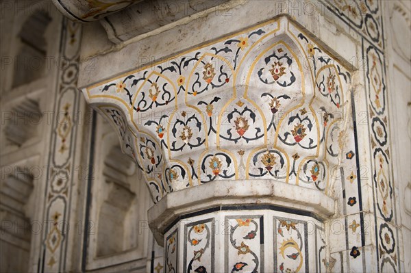 Coloured stone and glass inlays