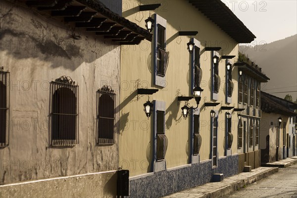 Street with old houses
