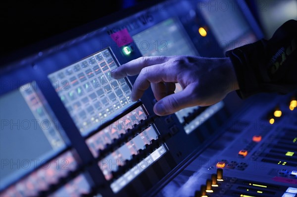 Mixing console