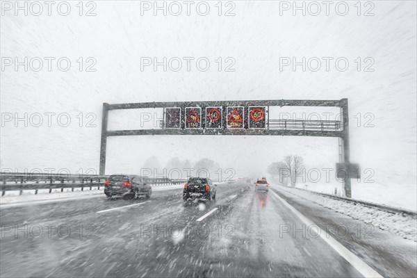 Danger of traffic jams and speed limits