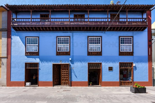 Old mansion on the Plaza de la Conception in the historic old town of San Cristobal de La Laguna