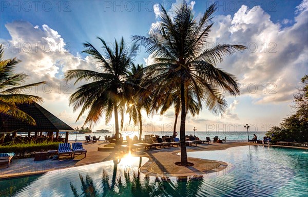 Paradise Island pool area