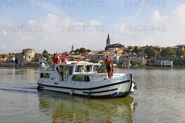 Houseboat on the Canal du Midi