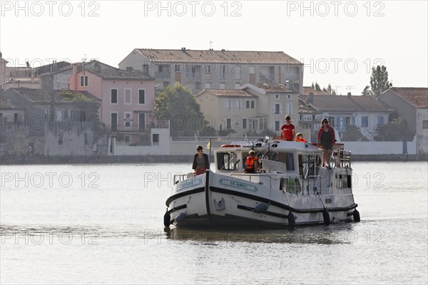 Houseboat on the Canal du Midi