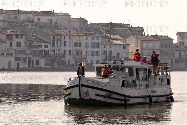 Houseboat on the Canal du Midi