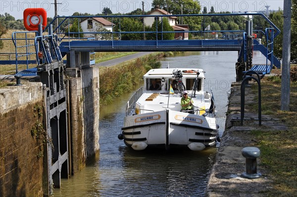 Houseboat on the Canal des Vosges