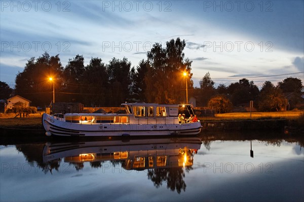 Houseboat on the Canal des Vosges