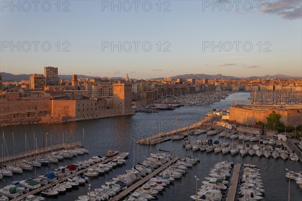 Entrance of the old harbour with Fort Saint-Jean, Marseille