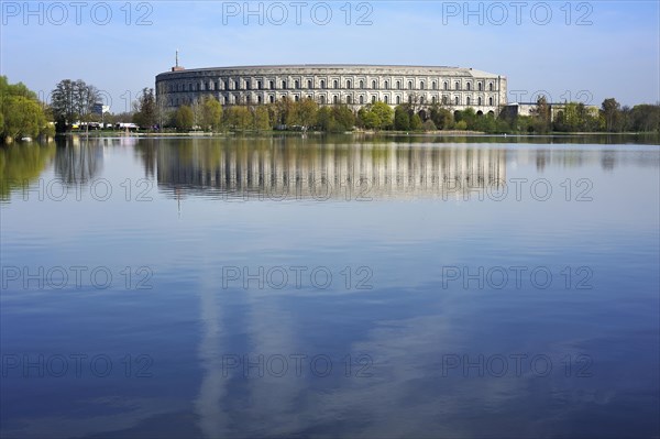 Complete view of the former unfinished Congress Hall of the NSDAP 1933-1945