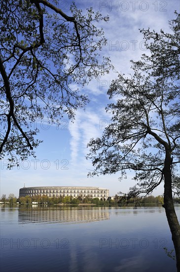 Complete view of the former unfinished Congress Hall of the NSDAP 1933-1945