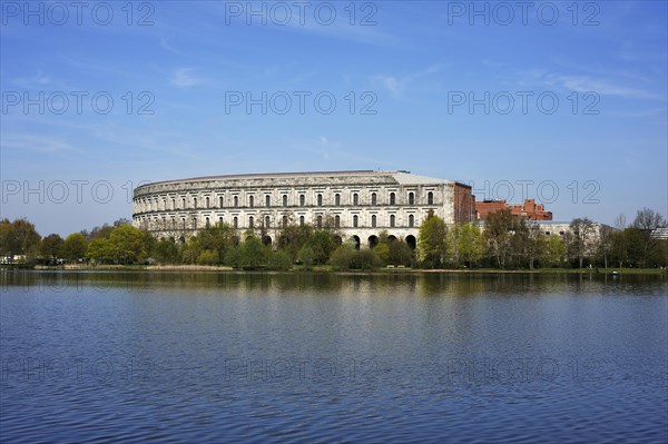 Complete view of the former unfinished Congress Hall of the NSDAP 1933-1945