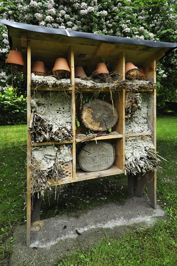 Insect hotel in the spa gardens
