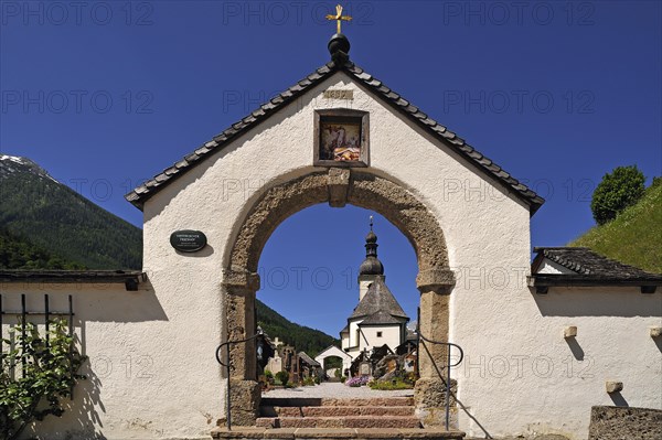 Gateway to the historic cemetery