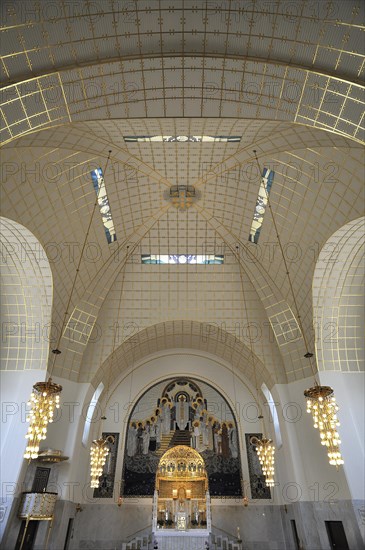 Chancel with dome of the Church of St. Leopold at Steinhof